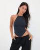 Immagine di Shalas Halter Top in Jersey Ocean Storm