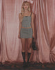 Immagine di Shika Corsetto Top in Monocromo Dogtooth