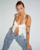 immagine di Shima Crop Top in bianco