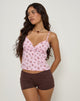 Immagine di Shiroy Top in rosa romantico floreale