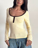 Immagine di Shou Top in latticello con rilegatura marrone
