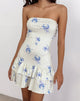 Immagine del vestito Sitav a righe floreali crema
