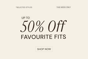 FINO AL 50% DI SCONTO SUI CAPI PREFERITI