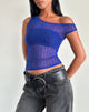 Immagine di Sohan Top in tessuto trasparente blu