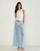 Immagine di Surina Maxi Gonna a Quadri Sfumati Blu