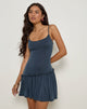 Immagine di Suvi Cami Mini Dress in Ocean Storm