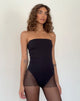 Immagine di Taite Body a fascia in lycra nero