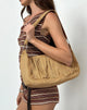Immagine della borsa Teria con nappe in pelle scamosciata Tan