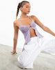 immagine di MOTEL X JACQUIE Tenya Cami Top in maglia Mix Space Dye Lilla