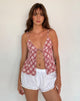 Immagine di Tezza Top in tartan rosa