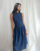 immagine di Uretta Maxi Dress in Denim Indigo