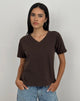 Immagine di Viman Top in Jersey Chocolate