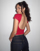 Immagine di Xiwang Crop Top in Rosso Adrenalina