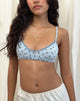 Immagine di Yanas Bralette in Blu Cluster Floreale