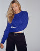 immagine di Yolanda Knit Jumper in Cobalto