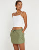 immagine di Xenpy Mini Skirt in verde argento