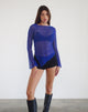 Immagine di Zartina Top in tessuto trasparente blu