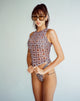 immagine di Bika Top in Geo Brown anni '90