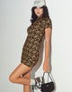 Immagine di Jeeves - Vestito con maglietta Patchwork Margherita Marrone