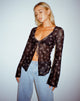 IMMAGINE DI Leony Cardi in Femme Floral Nero e Oro