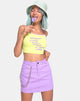 Immagine di Kamla Crop Top in Lime con testo Instafeed X Top Girl