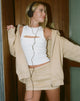 immagine di MOTEL X OLIVIA NEILL Caena Top in Rib Star White