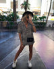 Immagine di Fresia Mini Dress in Brown Rar Leopard