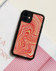 Immagine di Motel X Barbara Kristoffersen Custodia per Iphone in 70s Ripple in Tangerine