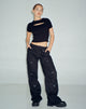 immagine di Vinsa Cargo Trouser in nero
