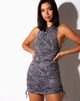 Immagine di Ardilla Bodycon Dress in Abstract Croc Nero