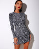 Immagine di Arendelle Bodycon Dress in Abstract Animal