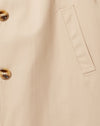 Beige con fodera a righe