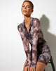 Immagine di Avaya Dress in Mesh Smoke Nero Grigio