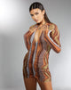 Immagine di MOTEL X IRIS Aviva Mini Dress in Earthy Gradient