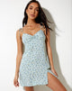 Immagine di Bacia Slip Dress in verde petalo