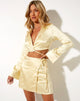 Immagine di Baina Crop Top in raso Buttercream