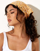 Bandana in fiore giallo