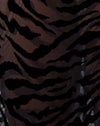 Zebra Flock orizzontale nero