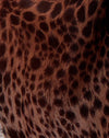 Maglia ghepardata marrone