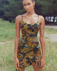 immagine di Benita Mini Dress in Butterfly Gold