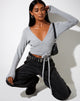 Immagine di Bianca Top in Grey Marl