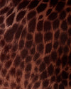 Maglia ghepardata marrone