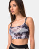 Immagine di Bliss Crop Top in maglia Cherubino