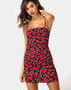 Immagine di Boco Bodycon Dress in Red Bloom