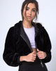 Immagine di Bomb Hoody in Fur Zip Nero