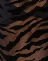 Zebra Flock orizzontale nero