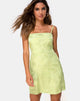 Immagine di Boyasly Slip Dress in Raso Rosa Lime