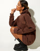 Immagine di Bren Hoodie in Deep Mahogany Cherub LAmour Label Embro