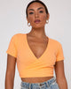 Immagine di Bria Top in Rib Cantaloupe