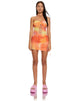 MOTEL X BARBARA Menari Gonna Bodycon in acquerello Fruit Crush